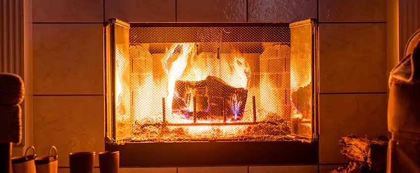 Mendota Hearth Landscape Fireplace Installation in Enid, Oklahoma