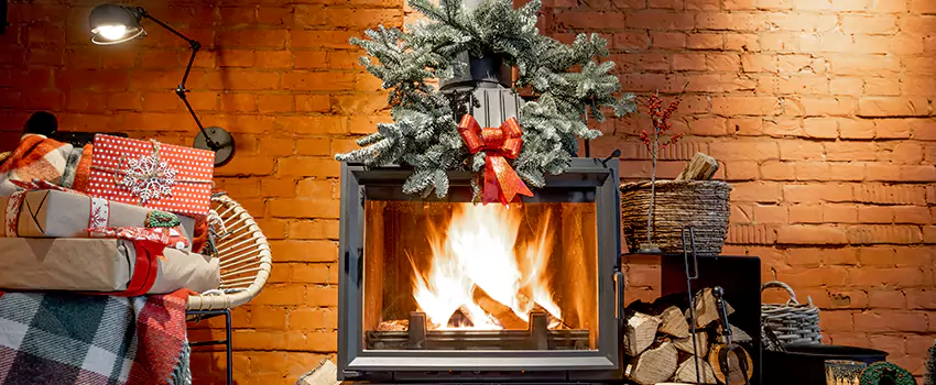 Travis Industries Linear Gas Fireplace Installation in Enid, Oklahoma